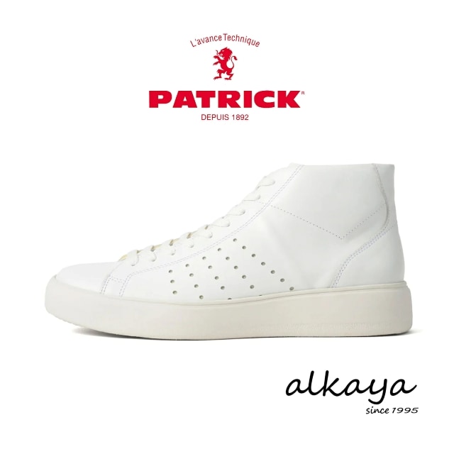 PATRICK パトリック ROBION-H ロビオン・ハイ WHT ホワイト 靴 スニーカー シューズ【返品交換送料無料】