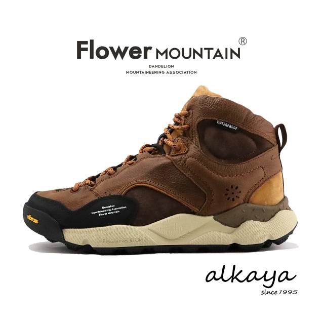 Flower MOUNTAIN フラワー マウンテン BACK COUNTRY HI バックカントリー ハイ SHURINK BROWN シュリンクブラウン WATERPROOF ウォータープルーフ スムースレザー 靴 完全防水 シューズ アウトドア ギフト プレゼント 贈り物 メンズ レディース【返品交換送料無料】