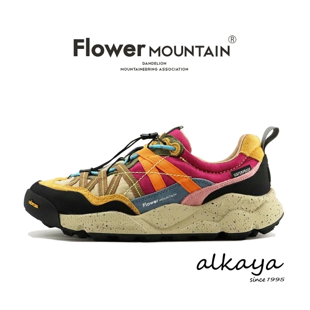 Flower MOUNTAIN フラワー マウンテン IWANO2 イワノ2 BEIGE/PINK ベージュ/ピンク 靴 スニーカー シューズ メンズ レディース アウトドア トレッキング 防水【返品交換送料無料】
