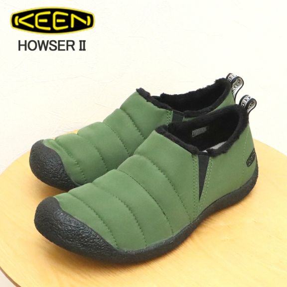 KEEN ������ HOWSER II  �ϥ������ġ� BRONZE GREEN/BLACK �֥��󥺥��꡼��/�֥�å� ����åץ��� �� ���ˡ����� ���塼�� �����ȥɥ� ������ ����ե����� ���ե� �ץ쥼��� £��ʪ�����ʸ�����̵����
