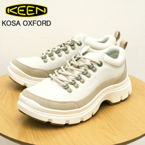 KEEN キーン レディース KOSA OXFORD コーサ オックスフォード BIRCH/SAFARI バーチ/サファリ 靴 スニーカー シューズ アウトドア コンフォート オックスフォード ローカット【返品交換送料無料】