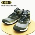 KEEN ������  ��� HIGHTRAIL MID WP �ϥ��ȥ쥤�� �ߥå� �����������ץ롼��  STEEL GREY/FOREST NIGHT ���ƥ����륰�졼/�ե��쥹�ȥʥ��� �� ���ˡ����� ���塼�� �ɿ�Ʃ�� �ȥ�å��� �����ȥɥ������ʸ�����̵����