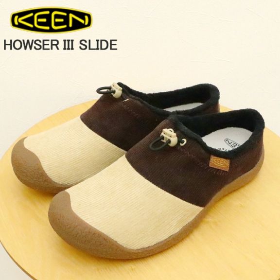 KEEN キーン HOWSER III SLIDE ハウザースリー スライド JAVA/SAFARI ジャバ/サファリ スリップオン クロッグ 靴 スニーカー シューズ アウトドア キャンプ コンフォート ギフト プレゼント 贈り物【返品交換送料無料】