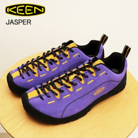 KEEN ������  ��� JASPER ���㥹�ѡ� PURPLE OPULENCE/LEMON CURRY �ѡ��ץ롦���ץ��/���󥫥졼 �� ���ˡ����� ���塼�� �����ȥɥ� �ե��� ���ե� �ץ쥼��� £��ʪ�����ʸ�����̵����