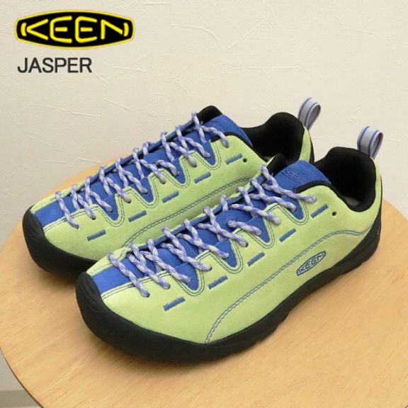 KEEN ������  ��� JASPER ���㥹�ѡ� ROGUE GREEN/DAZZLING BLUE ���������꡼��/������󥰥֥롼 �� ���ˡ����� ���塼�� �����ȥɥ� �ե��� ���ե� �ץ쥼��� £��ʪ�����ʸ�����̵����