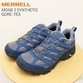 MERRELL ����  MOAB 3 SYNTHETIC GORE-TEX �⥢��3���󥻥ƥ��å� �����ƥå��� GREYSTONE ���졼���ȡ����� ���ˡ����� �����ȥɥ� ���塼�� �� �ɿ� Ʃ�� ���ե� �ץ쥼��� £��ʪ