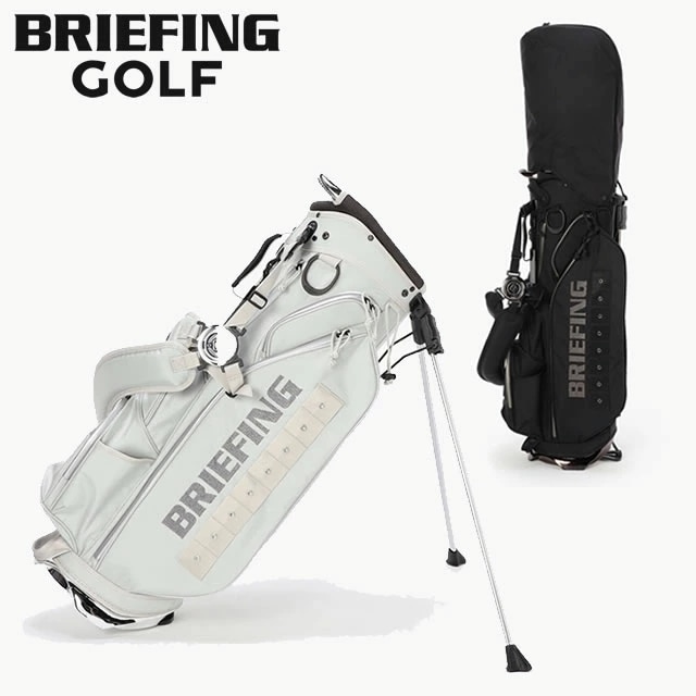 BRIEFING GOLF ブリーフィング ゴルフ CR-4 #04 METALLIC メタリック キャディバッグ スタンド BLACK ブラック SILVER シルバー メンズ レディース シーズン限定コレクション スタンド型 【正規取扱店】 3.69kg