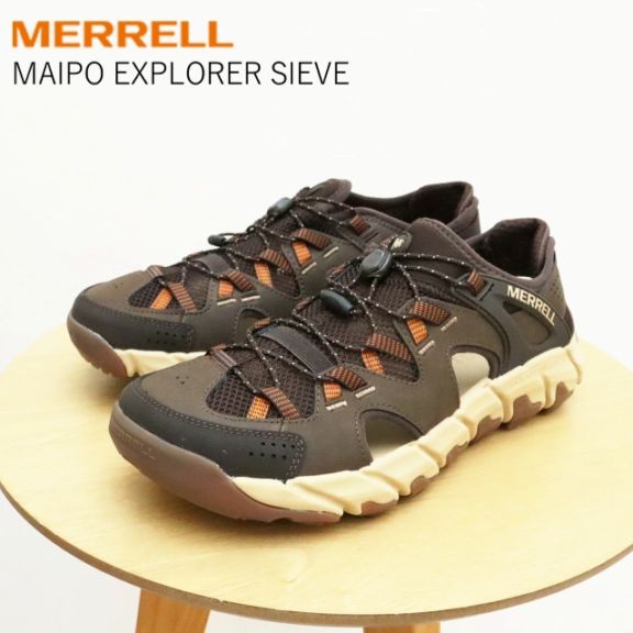 MERRELL メレル  MAIPO EXPLORER SIEVE マイポ エクスプローラー シーブ COFFEE コーヒー メンズ スニーカー スリップオン スリッポン アウトドア ウォーター シューズ 靴 ギフト プレゼント 贈り物