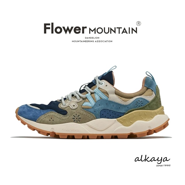 Flower MOUNTAIN フラワー マウンテン YAMANO3 ヤマノ3 NAVY-BLUE-KAKI ネイビー ブルー カーキ 靴 スニーカー　【返品交換送料無料】