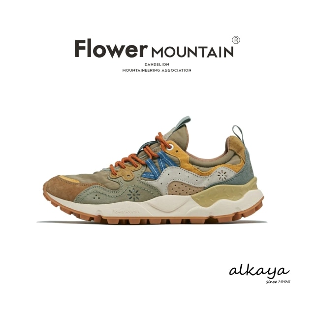 Flower MOUNTAIN フラワー マウンテン　YAMANO3 ヤマノ3 BROWN-SMOKE GREEN ブラウンスモークグリーン 靴 スニーカー シューズ　【返品交換送料無料】