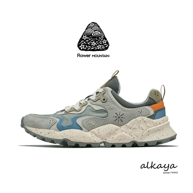 Flower MOUNTAIN フラワー マウンテン RULIS ルリス GRAY / L.GRAY グレー / ライトグレー 靴 スニーカー シューズ【返品交換送料無料】