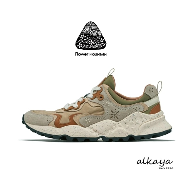 Flower MOUNTAIN フラワー マウンテン RULIS ルリス BEIGE / BROWN ベージュ / ブラウン  靴 スニーカー シューズ【返品交換送料無料】