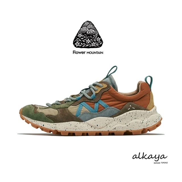 Flower MOUNTAIN フラワー マウンテン LENZAN レンザン D.GRAY / BROWN ダークグレー / ブラウン 靴 スニーカー シューズ 【返品交換送料無料】