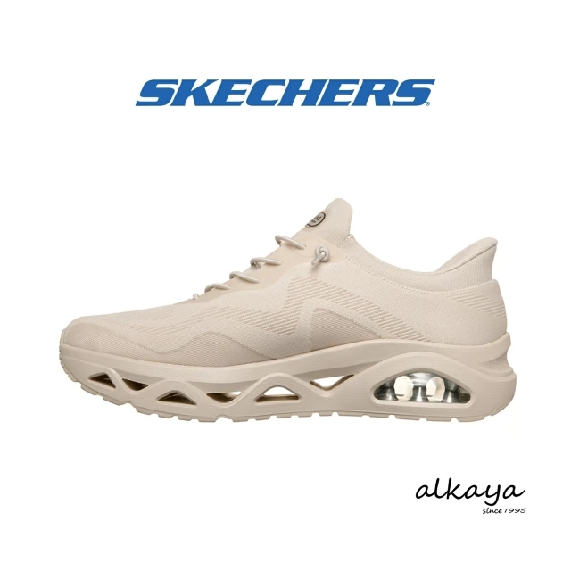 SKECHERS SLIP-INS スケッチャーズ スリップインズ UNO GLIDE-STEP AIR GLIDERS ウノグライド-ステップ エア グライダーズ NAT ナチュラル アイボリー メンズ 靴 スニーカー