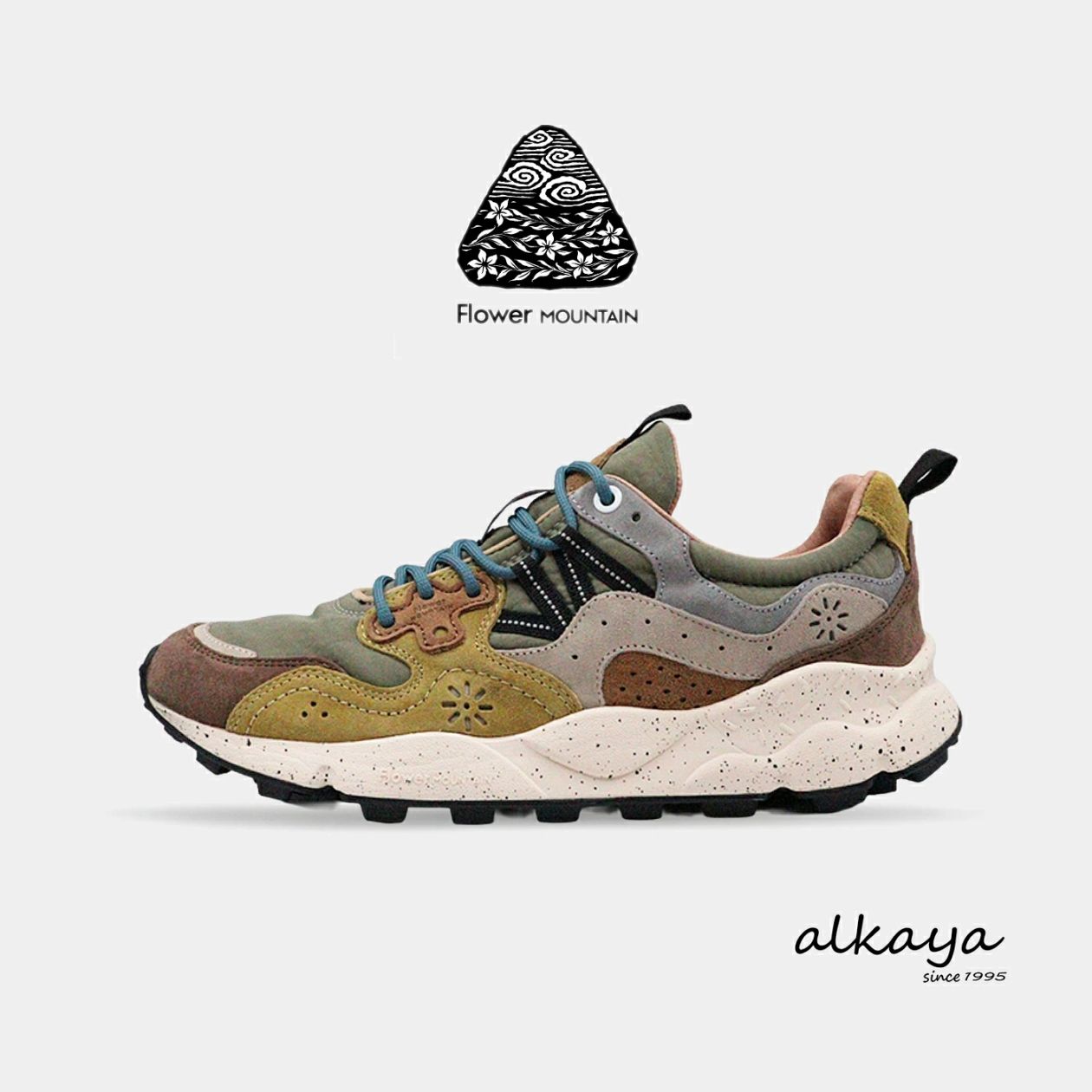 Flower MOUNTAIN フラワー マウンテン YAMANO3 ヤマノ3 KHAKI/OLIVE DRAB カーキ/オリーブドラブ 靴 スニーカー シューズ フラワーマウンテンスニーカー メンズ レディース ヨーロッパ【返品交換送料無料】
