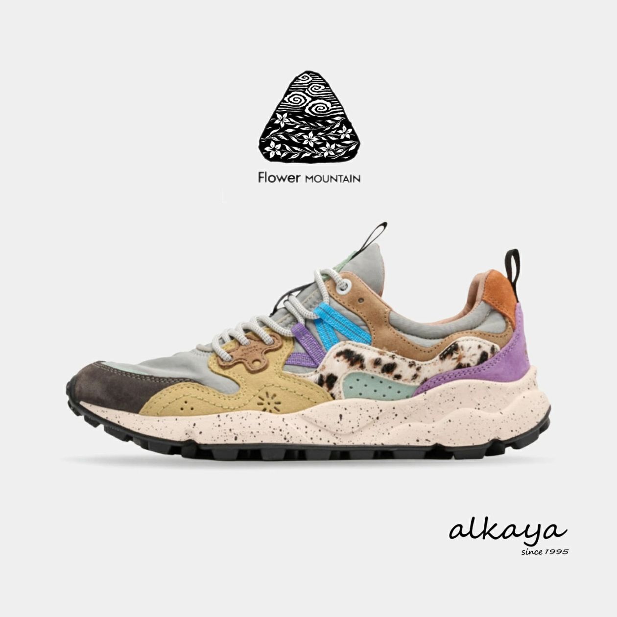 Flower MOUNTAIN フラワー マウンテン YAMANO3 ヤマノ3 GRAY/CHARCOAL/BEIGE グレー/チャコール/ベージュ 靴 スニーカー シューズ フラワーマウンテンスニーカー メンズ レディース【返品交換送料無料】