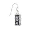 ROCK (STAR) LICENSE PLATE EARRING