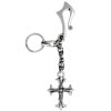 SMOOTH HOOK WITH 2 MINI ROYAL CROSS AND DOUBLE CROSS KEY CHAIN