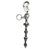 THUNDER HOOK WITH SPEED CROSS SPEED SKULL AND SPEED SPEAR KEY CHAIN