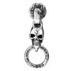 SKULL WITH DOUBLE CROSS RING TOGGLE