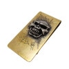 BRASS/WHITE BRONZE SPPED MONEY CLIP