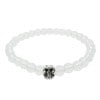 STONE WITH LILG SKULL BEAD BRACELET (6mm CRYSTAL)