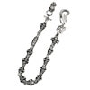 THUNDER HOOK - SPEED CROSS LINK WITH SPEED SKULL LINKS WALLET CHAIN WITH T-BAR CZ