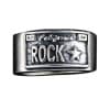 ROCK (STAR) LICENSE PLATE RING