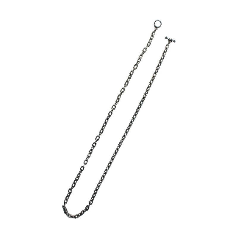 特価ブランド 18inch OVAL LINK CHAIN NECKLACE WITH T-BAR CZ | ネックレス アクセサリー