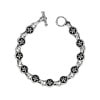 MEDIUM MALIBU STAR BRACELET WITH T-BAR CZ