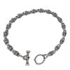 MICRO CHOMPS BRACELET WITH T-BAR CZ