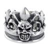 CROWN RING WITH SKULL