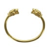 GOLD PLATED BRASS SABOR BANGLE WITH STONESBLUE SAPPHIRE