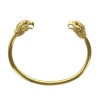 GOLD PLATED BRASS EAGLE BANGLE WITH STONES