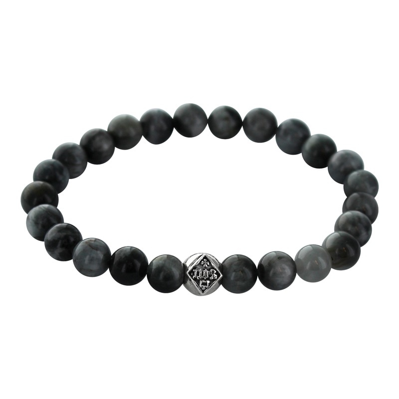 ブレスレット [ouel] OUEL STONE BRACELET STONE WITH 110％ BEAD BRACELET (8mm EAGLE EYE