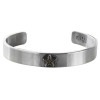 SILVER BANGLE 10mm WITH 1 SILVER SMALL STAR
