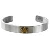 SILVER BANGLE 10mm WITH 1 18KYG SMALL STAR