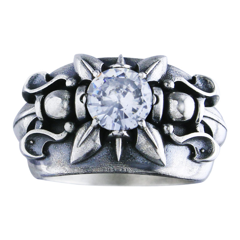 本国オーダー商品/納期約4ヶ月前後】 POSEIDON WITH CZ STONE | リング