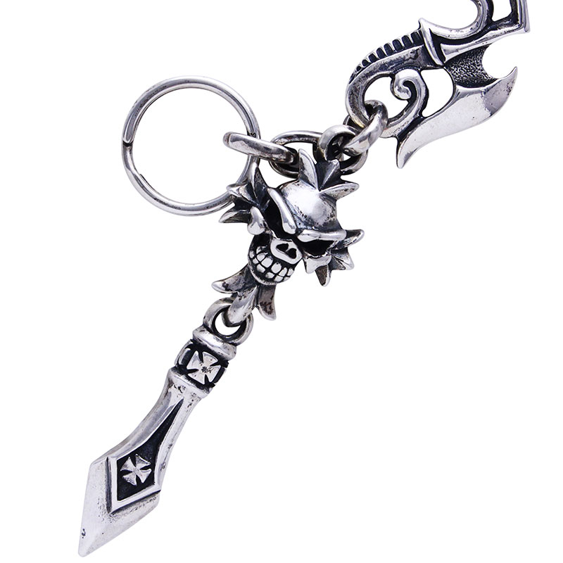 THUNDER HOOK WITH SPEED CROSS AND OUTLAW SPEAR KEY CHAIN