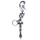 THUNDER HOOK WITH SPEED CROSS AND OUTLAW SPEAR KEY CHAIN