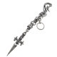 THUNDER HOOK WITH 2 GARGOYLES AND CROSS DAGGER KEY CHAIN