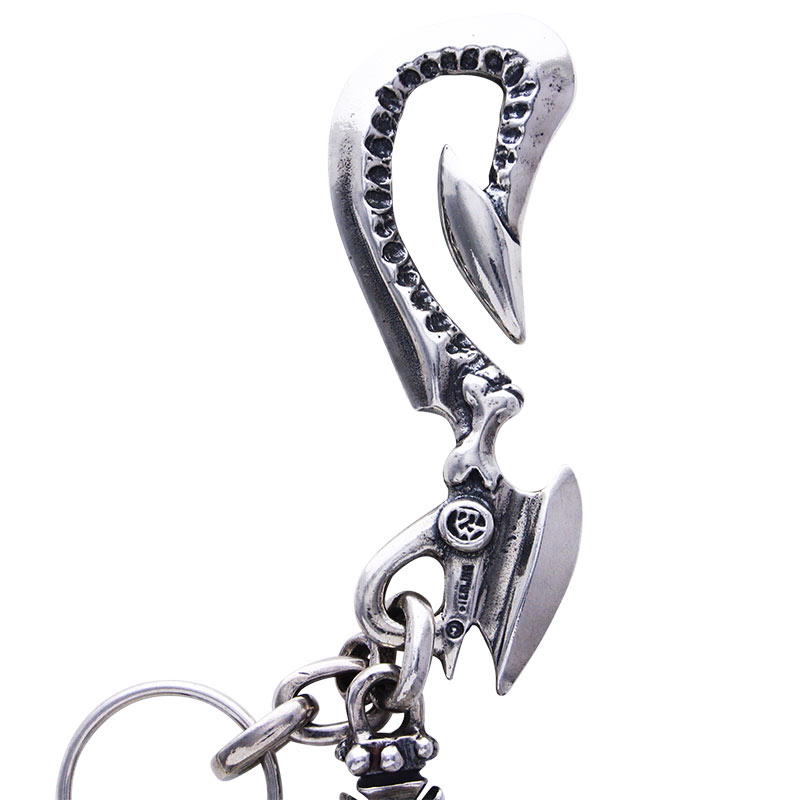 HOOK WITH CROSS LINK AND CROSS DAGGER KEY CHAIN