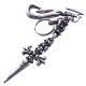 HOOK WITH CROSS LINK AND CROSS DAGGER KEY CHAIN