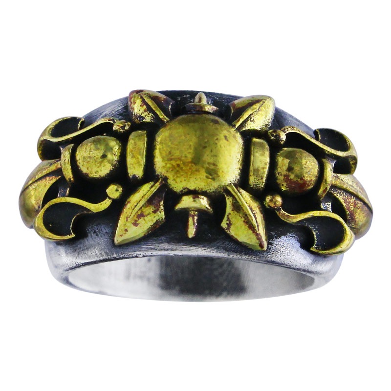 本国オーダー商品/納期約4ヶ月前後】 POSEIDON RING WITH BRASS