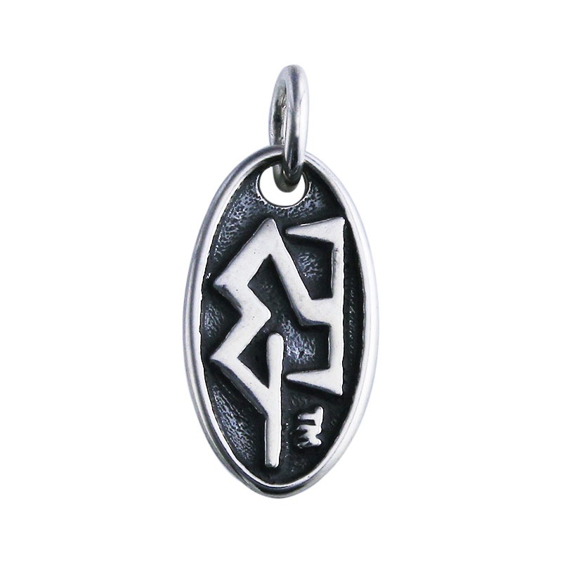 MEDIUM OVAL LOGO CHARM