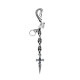 HOOK - 3 SKULL LINKS WITH CROSS DAGGER KEY CHAIN