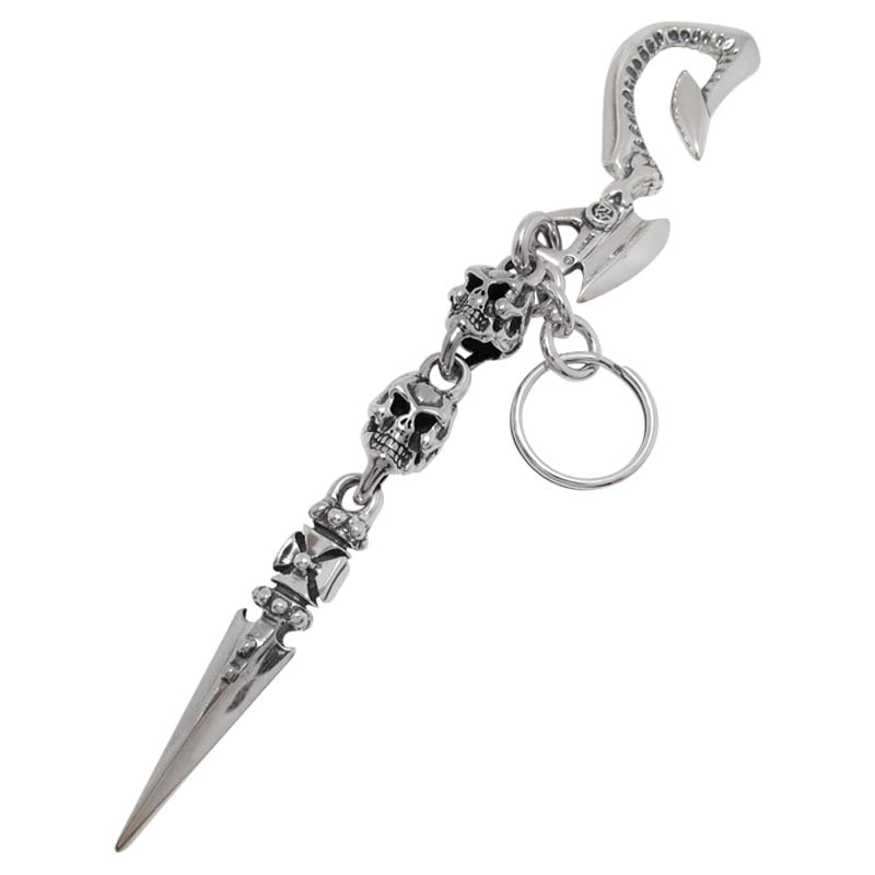 HOOK - LILG SKULL LINKS WITH DAGGER KEY CHAIN