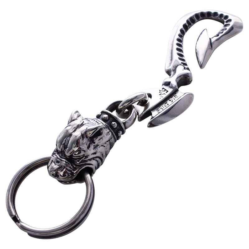 MEDIUM HOOK WITH PIT BULL KEY CHAIN