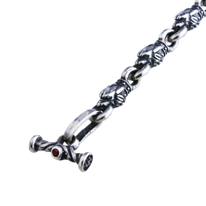 TINY SABER TOOTH TIGER BRACELET (11 LINKS) | ブレスレット