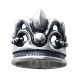 SILVER CROWN RING